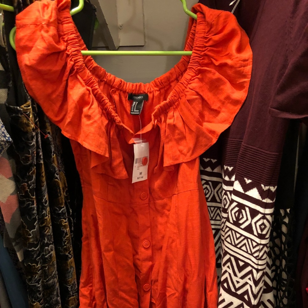 Free with bundle. Bottom up linen dress NWT